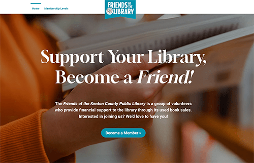 support your library - become a friend